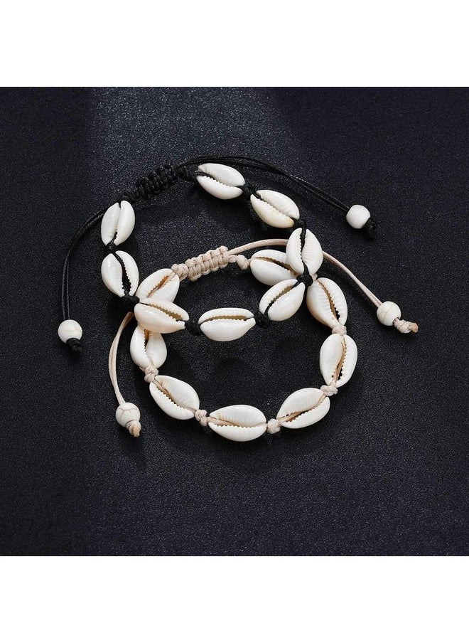 2 Pieces Handmade Boehmia Natural Cowrie Shell Anklet Seashell Ankle Bracelet Boho Beads Hawaii Foot Jewelry-2Pcs - pzsku/Z2CA424AA6A9E612D65E7Z/45/_/1735816463/f062cc21-52a8-4a0d-8ba8-3b0a589a2671