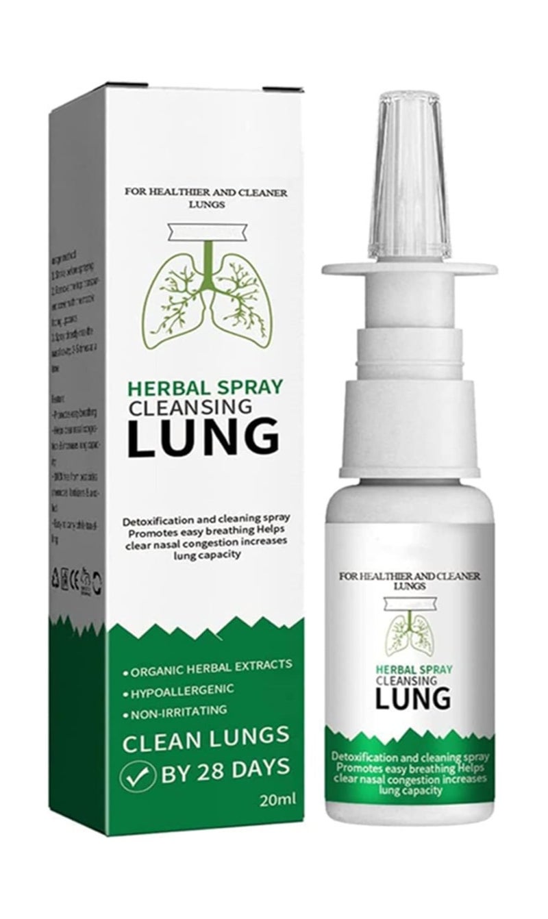 Lungcha A nasal spray for treating sinusitis, nasal congestion, and removing lung toxins and smoke. - Image 1