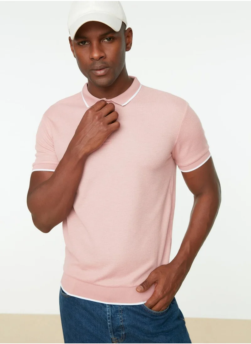 trendyol Ribbed Regular Fit Polo