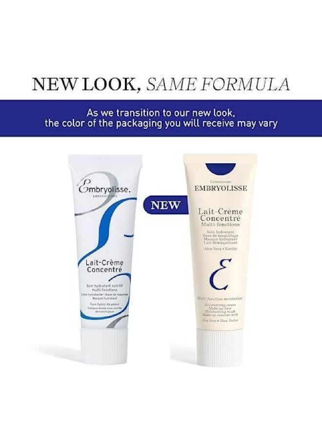 Embryolisse Lait-Crème Concentré, Multifunction Daily Moisturizer, Primer, and Makeup Remover, Suitable for All Skin Types. French Face Cream With Shea Butter & Aloe Vera - Image 1