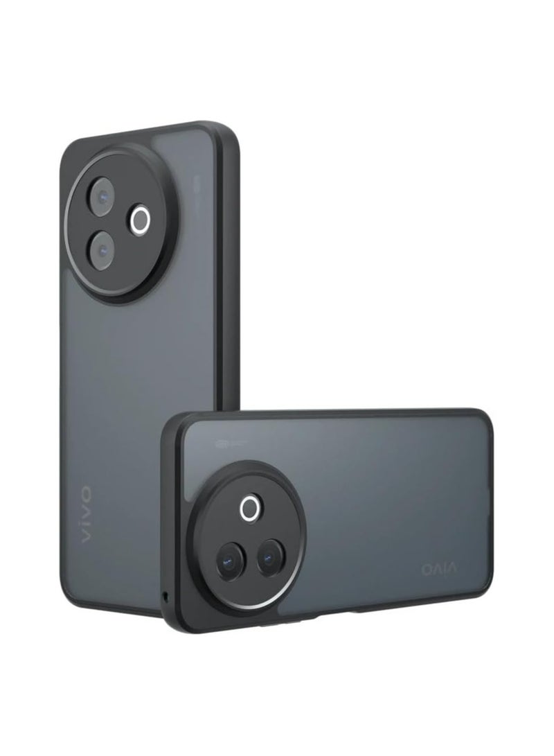 عام غطاء متوافق مع غطاء VIVO Y39 5G متوافق مع غطاء VIVO Y39 5G، إطار سيليكون مرن فائق النحافة وخفيف الوزن للغاية + غطاء سفلي من الأكريليك الشفاف - Image 1