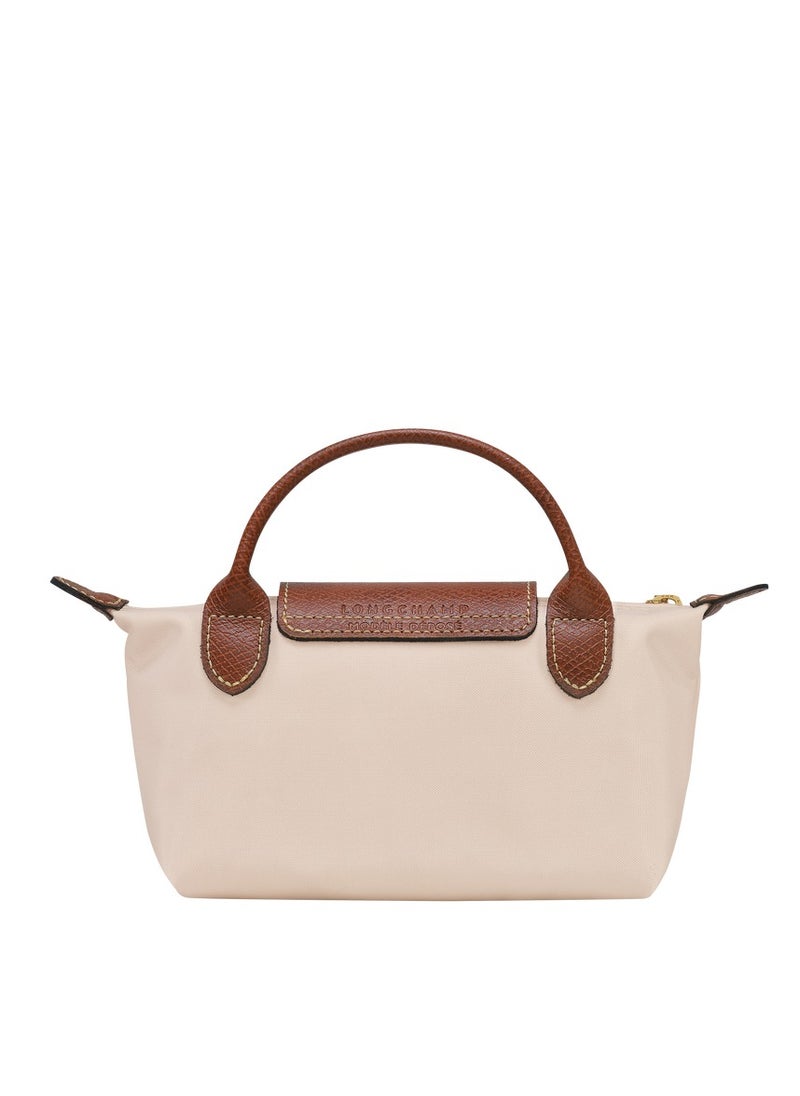 Longchamp Ladies' handbag, mini makeup bag, shoulder bag paper white  - Image 5