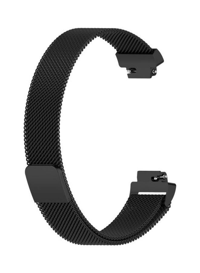 NIBEMINENT Milanese Replacement Wrist Strap Watchband For Fitbit Inspire 2 Black - Image 1