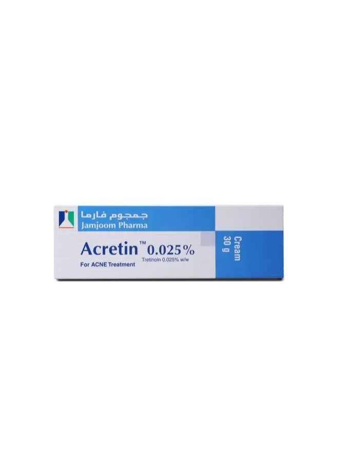 JAMJOOM PHARMA Acretin 0.025% Acne Cream 30 Gm  - Image 5
