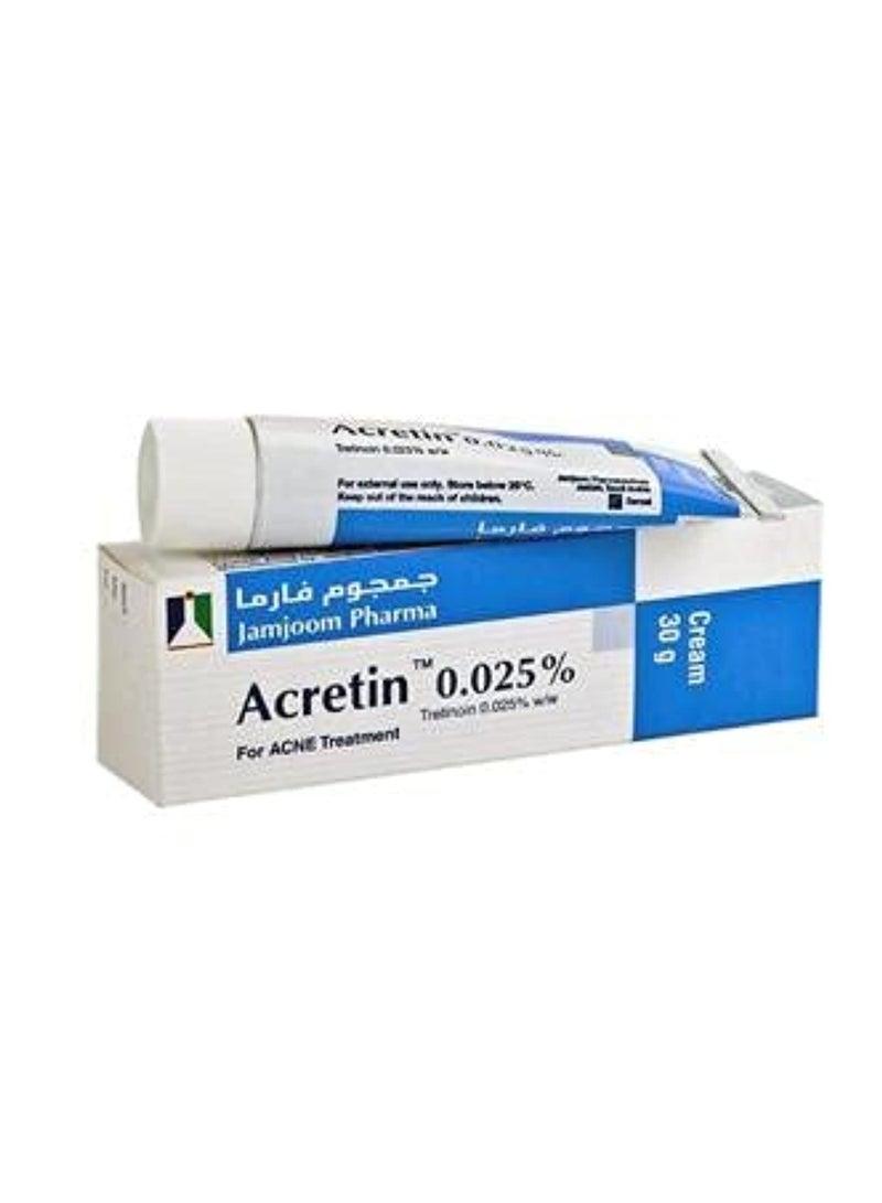 JAMJOOM PHARMA Acretin 0.025% Acne Cream 30 Gm  - Image 4