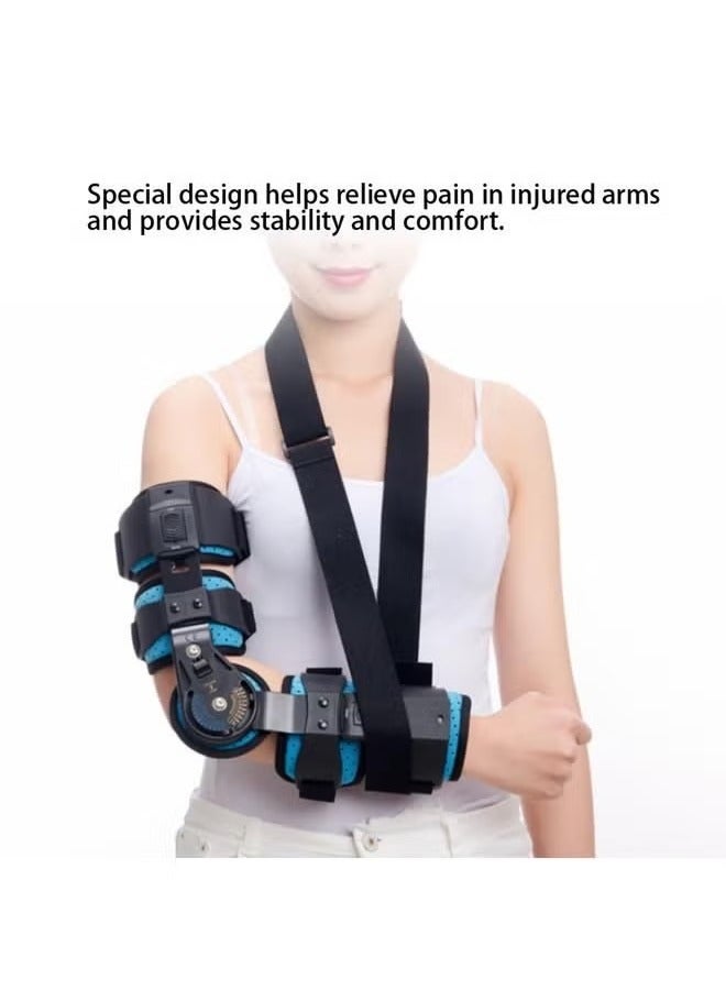 general Adjustable Elbow Brace Fixation Sling Orthosis Protector Recovery Support for Right Arm - Image 1