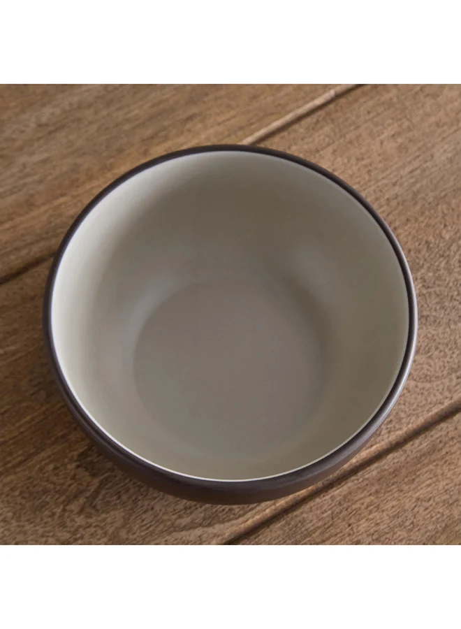 هوم بوكس Home Box Mocha Mist 2-Tone Melamine Serving Bowl 16 x 7.5 x 16.5 cm
