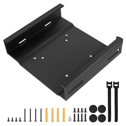 Mini PC Vesa Mount for Dell Micro Mount, for Dell OptiPlex Micro Form Factor Case, for MFF 7010 7080 5070 3000 7060 7090 3060 3040 3046 3050 3090 7080XE and More, VESA and Under Desk