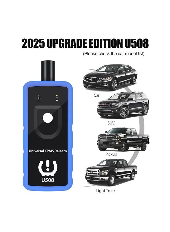 OBDResource U508 TPMS Relearn Tool, Universal TPMS Reset Tool for Ford Jeep Dodge Series Vehicles, 315MHz/433MHz Compatible, 24 Month Warranty - Image 2