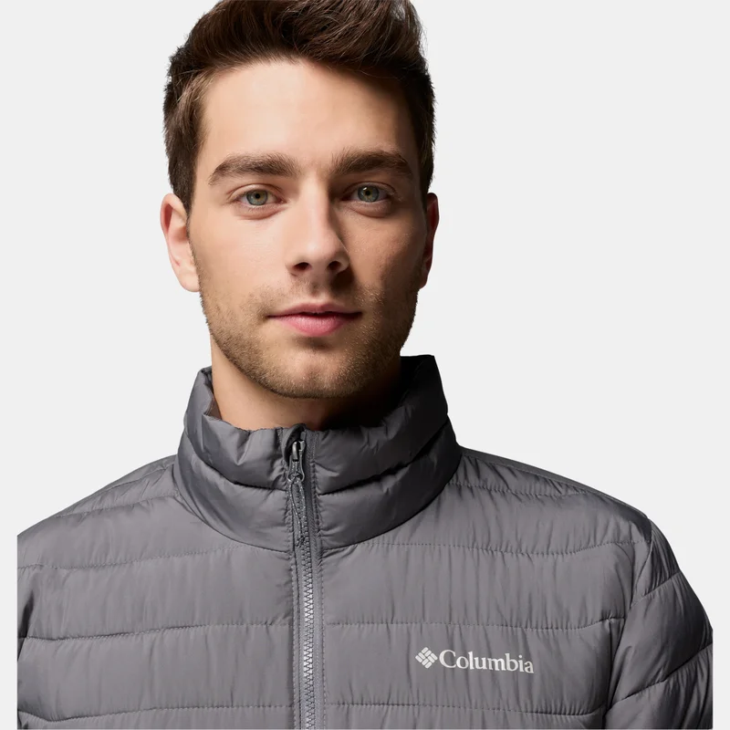 Columbia Grey Men's Powder Lite II Hiking Jacket for Men | Best Price UAE