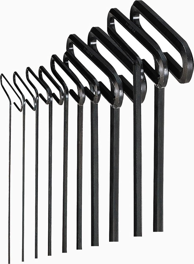 Eklind Tool EKLIND 33910 Std Grip Hex T-Key allen wrench - 10pc set SAE Inch Sizes 3/32-3/8 9in series - Image 1
