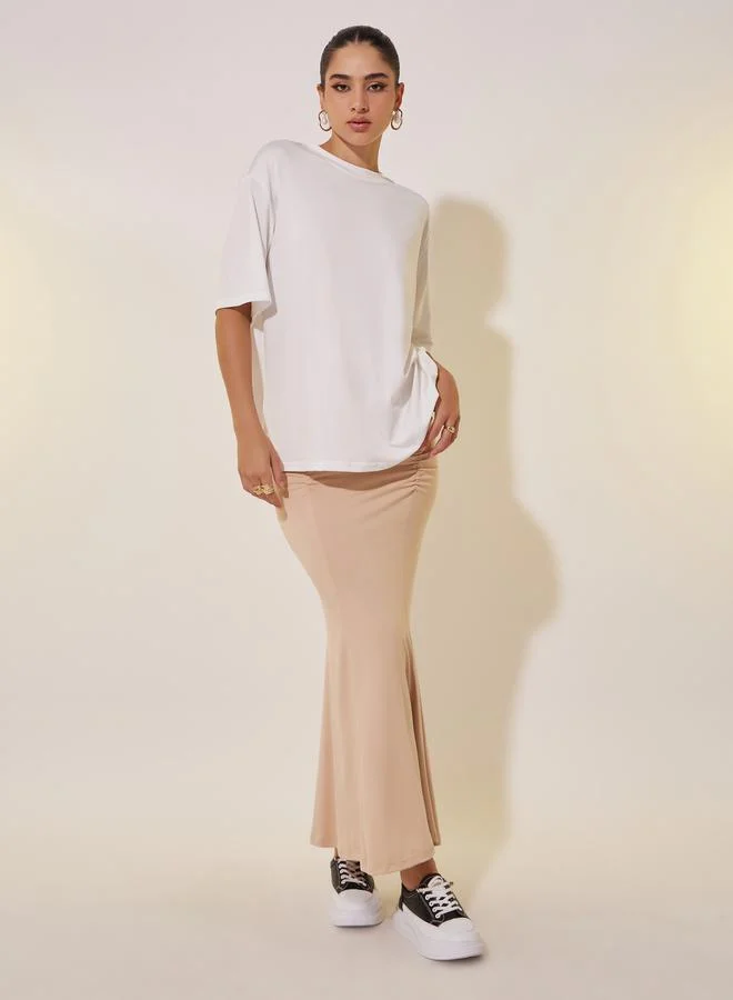 Take Two Oversized round Neck Graphic T-Shirt