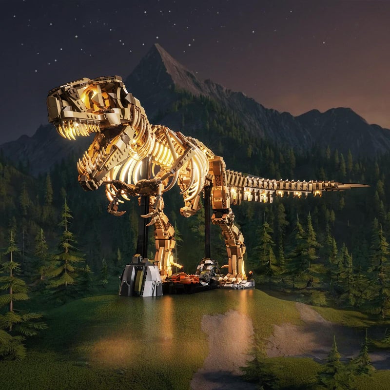 LocoLee Light kit Compatible with Lego 76968 Dinosaur Fossils Tyrannosaurus rex No Model Only Light LED Lighting Accessories Compatible with Lego Dinosaur Fossil 76968 Standard Version - Image 3