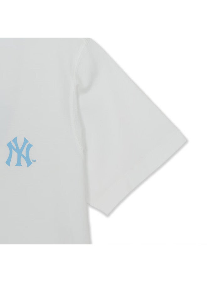 Mlb Uni Trendy Amut Park Print Cooling T-shirt 26 Spring New 3atsn7663-50whs-s - Image 4