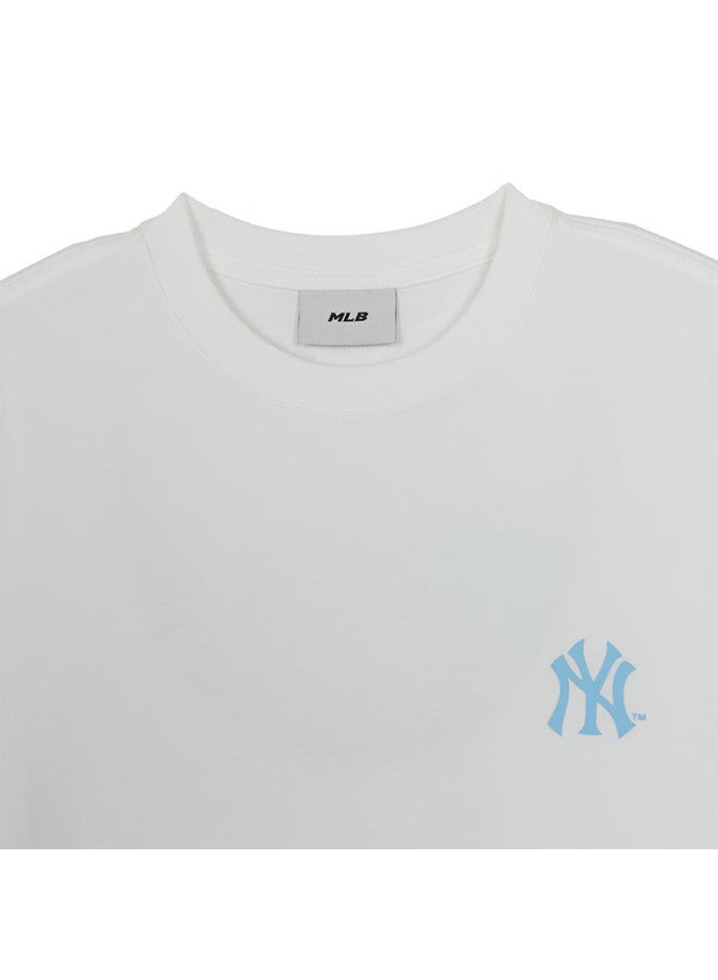 Mlb Uni Trendy Amut Park Print Cooling T-shirt 26 Spring New 3atsn7663-50whs-s - Image 2