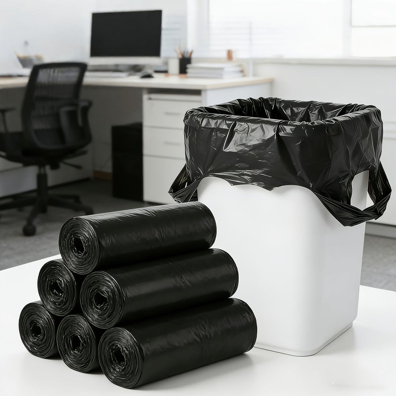 Upgraded 105Pcs Multi Functional Thick Walled Pull String Garbage Bags Large Capacity Leak Proof Odor Proof Tear Resistant For Home Office Outdoor Commercial Use - Image 2