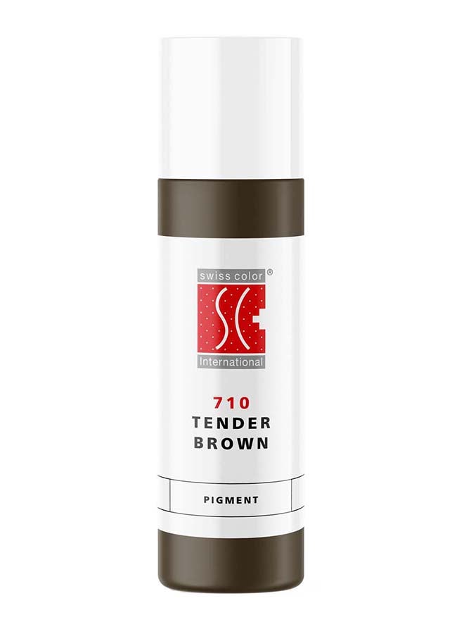 swiss color Brow Pigment  710 Tender Brown 10 ML - Image 1
