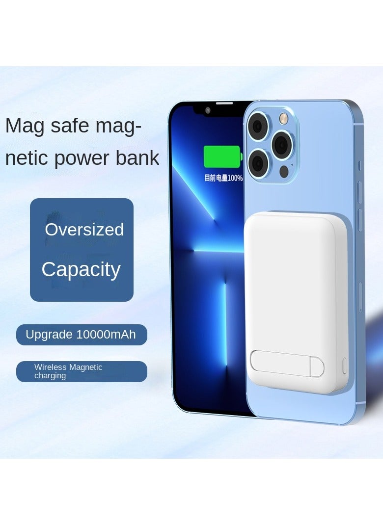 جولف لينك شاحن باور بانك محمول مغناطيسي سريع لهواتف أبل آيفون 12/13/14/15 سلسلة 10000 مللي أمبير في الساعة أبيض - Image 3
