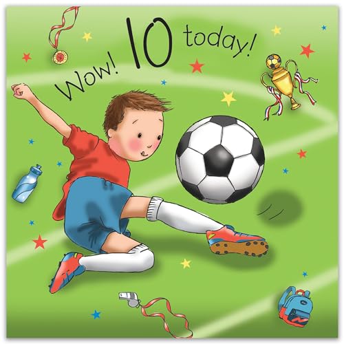 Twizler Happy Birthday Card for Boys, 6.1 x 6.1 Inches, Printed on Cardstock with Premium Envelope - Image 2