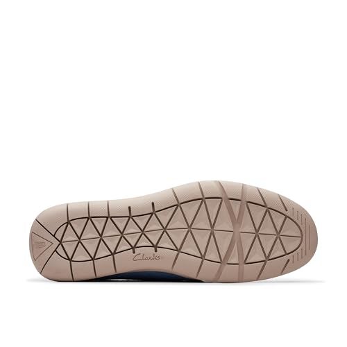 Clarks Collection Men's Flexway Step Moccasin, Light Blue Suede, 13 Medium US - Image 4