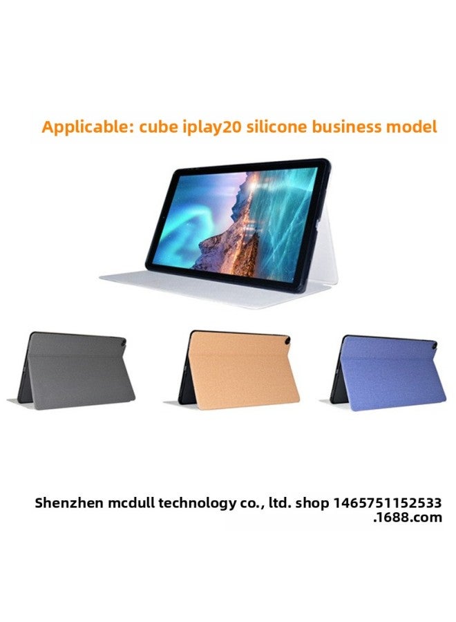 For Kubi Rubik's Cube IPLAY30 Protective Case 10.1 Inch Tablet PC IPLAY20PRO Business Leather Case-Color:Red-Applicable Model:iplay20/Pro - Image 2