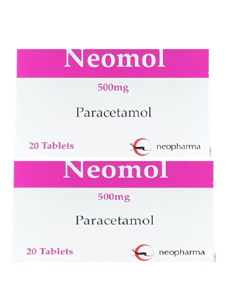 Neomol 500mg Tab 20’s – Twin Pack