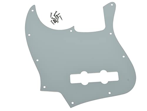 KAISH 4 String J Bass Style Pickguard Bass Pick Guard Scratch Plate for USA/Mexico Jazz J Bass Vintage Tortoise - Image 3