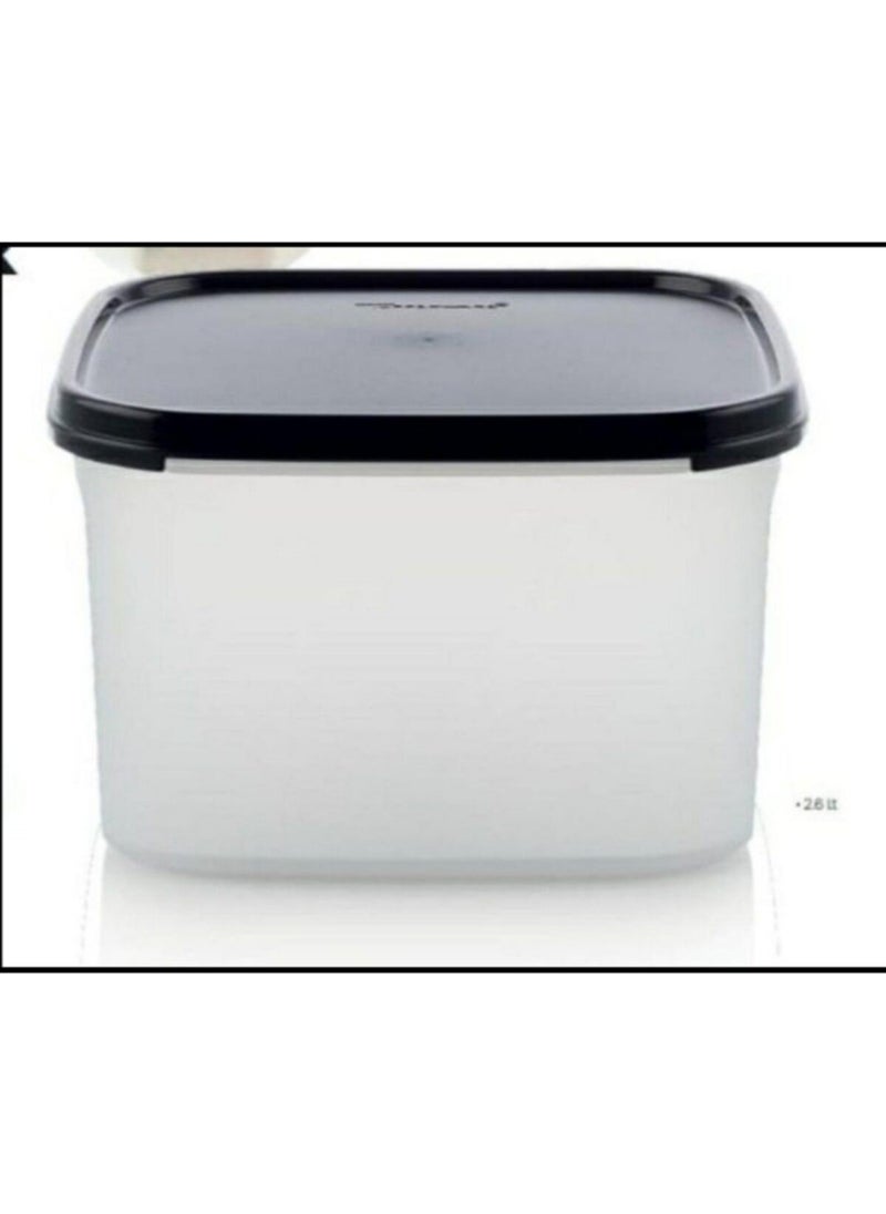 Tupperware Modular 2.6 Lt Nuts and Legumes Multi-Purpose Box with Black Lid 