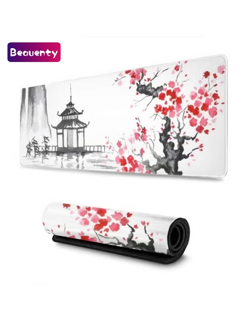 Beauenty Large Mouse Pad,Gaming Mouse Pad,800x300,Slip Rubber Base,Water Resist Keyboard Pad,mouse pads,with Stitched Edges,Desk Pad for Office and Home. - Image 1