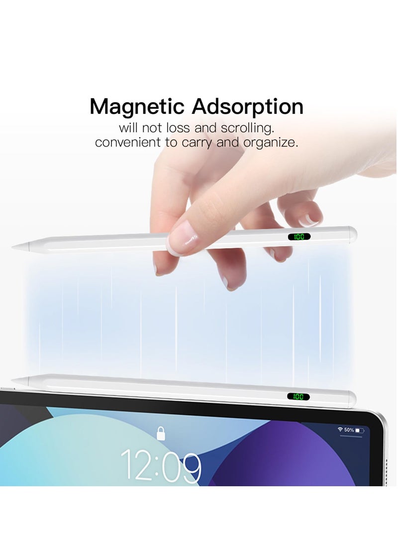 Zikra Stylus Pen for iPad 9th&10th Generation - 30Mins Faster Charge Stylus for iPad Pencil, Pen Compatible with (2018-2024) iPad 6-10th Gen, iPad Air 3-5, iPad Mini 5/6, iPad Pro 11"/12.9" - Image 4
