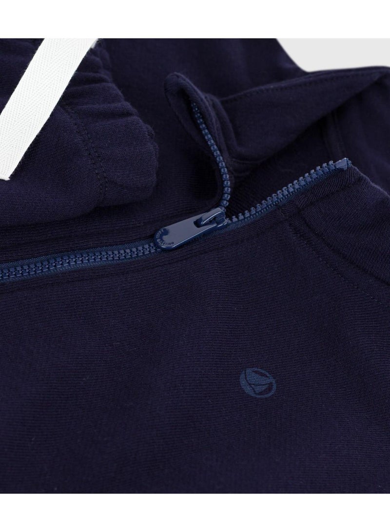 Petit Bateau Babies' sweatshirt and trousers set in plain cotton - Image 4