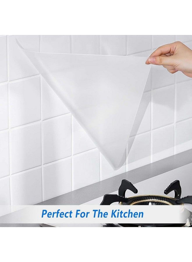 SUNBIRD SUNBIRD Transparent Plastic Roll Vinyl Kitchen Counter Coating, Self Adhesive, Clear Contact Paper Clear Book Cover Film, for Splash Guard for Kitchen, Tile Protector, (60cm x 200cm, Tile Sticker)  - Image 2