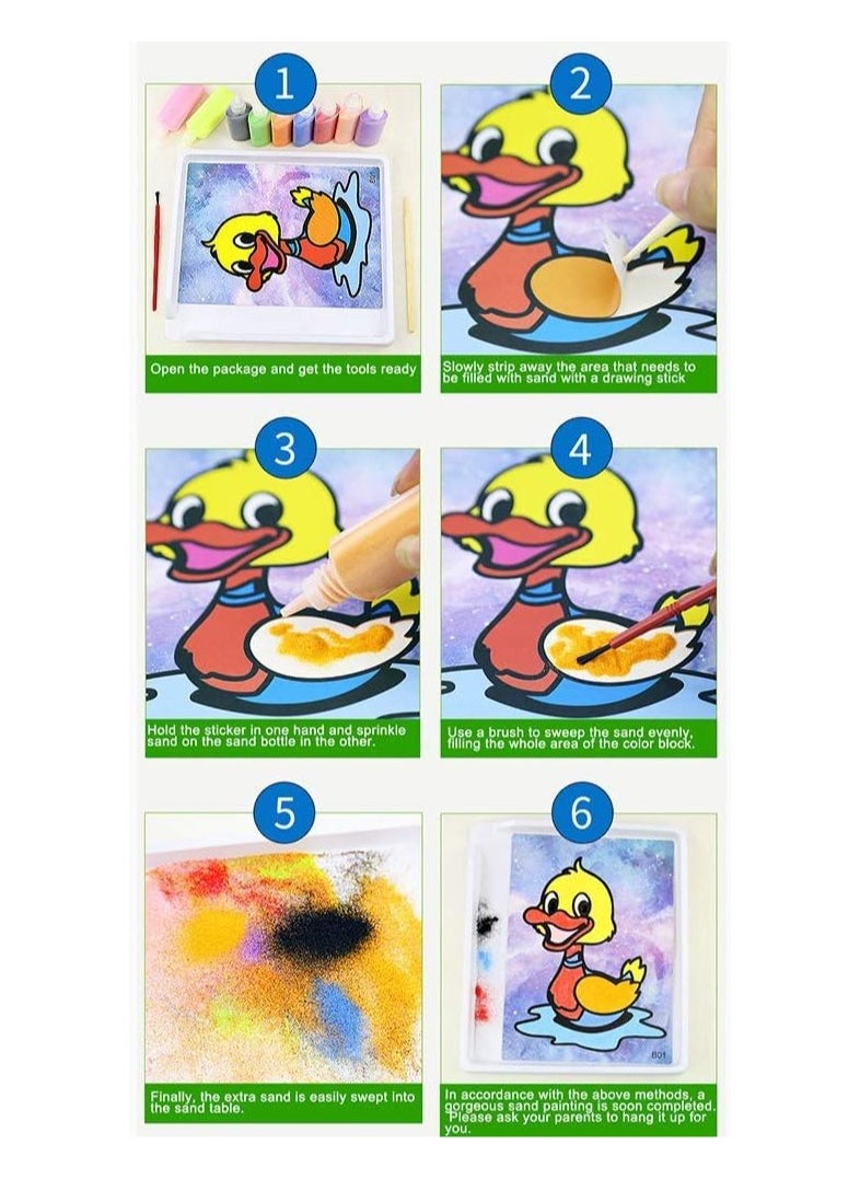 Cool Baby Style - Coolbaby Kids Drawing Board Sets Diy Sand Painting Toys For Children Bubble Sand Handmade Picture(12 Pictures) - Image 1