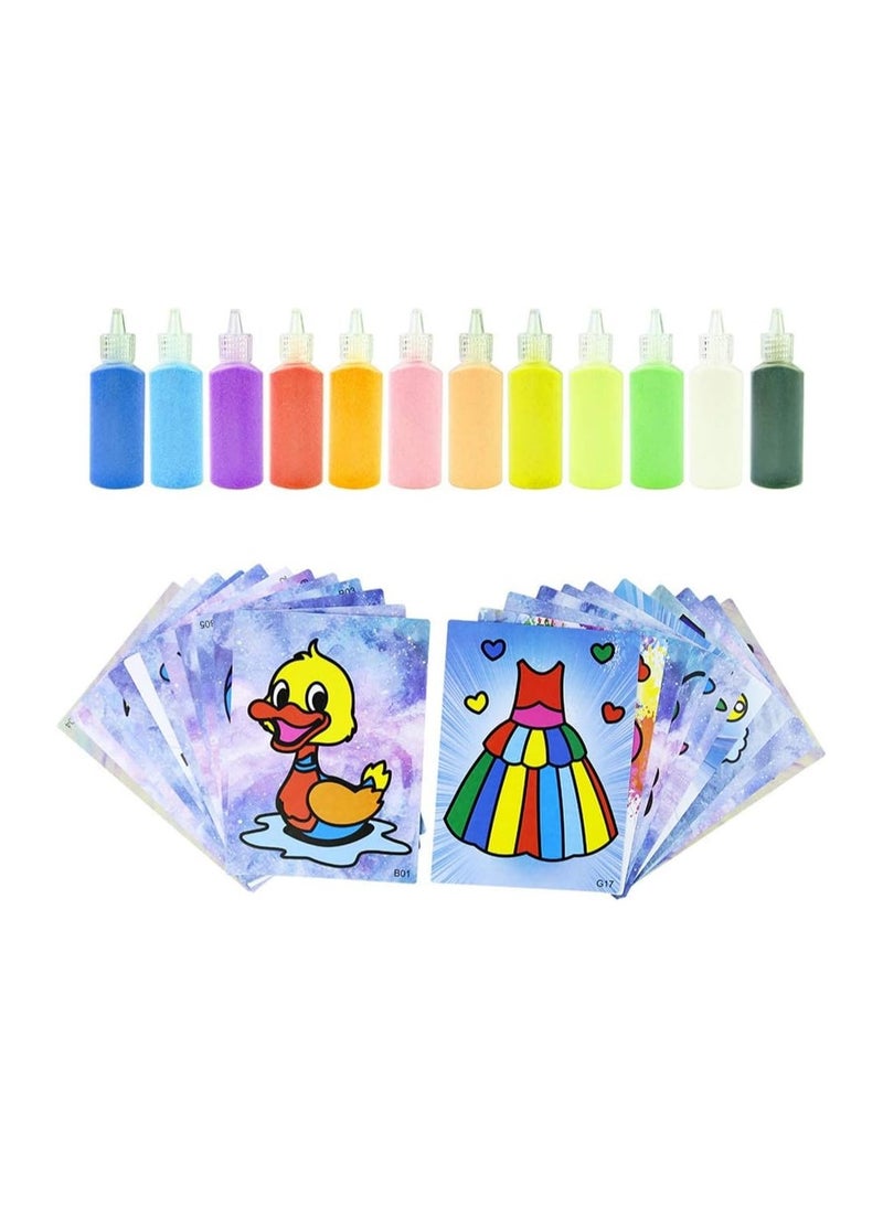 Cool Baby Style - Coolbaby Kids Drawing Board Sets Diy Sand Painting Toys For Children Bubble Sand Handmade Picture(12 Pictures) - Image 1
