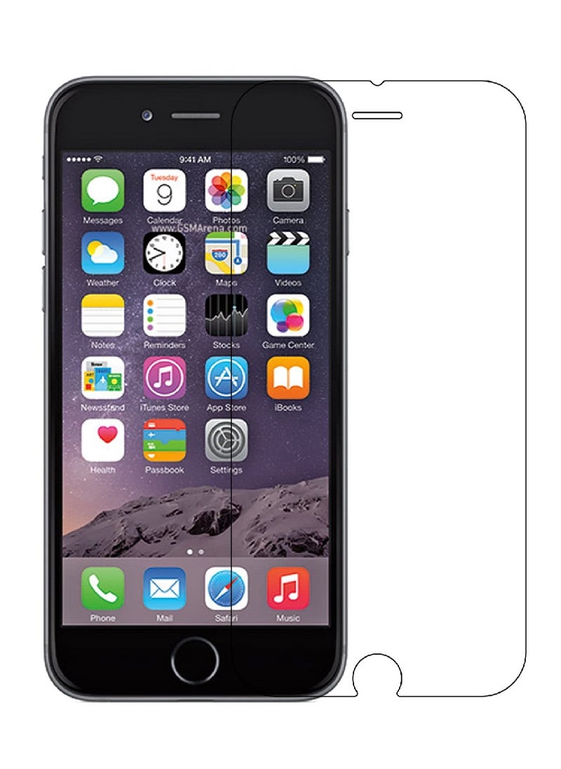 Super Tempered Glass Screen Protector Clear Designed For iPhone 6 Plus Full Screen Coverage And Bubble Free - Image 1