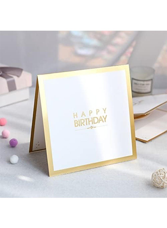 3D Pop Up بطاقات عيد ميلاد، قطع الليزر بطاقات تحية، قوية وصلبة لعيد ميلاد، التخرج، الذكرى السنوية، كعكة عيد ميلاد الذهبية لأم، زوجة، أخت، ولد، فتاة وأصدقاء - Image 4