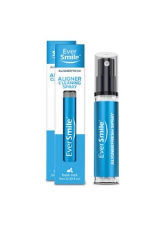 EverSmile EverSmile AlignerFresh Original Clean Spray. Retainer & Invisalign Cleaner Spray - On The Go Aligner Cleaning & Teeth Whitening. Kills Bacteria & Freshens Bad Breath. Mint Flavored (2pk)  - Image 1
