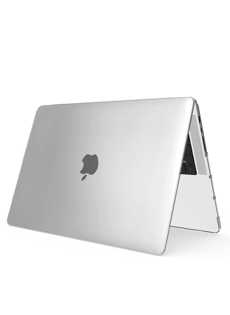 Generic - Case Compatible for NEW Macbook Pro 14.2 inch M1 A2442 with Touch ID 2021 Release Plastic Hard Shell Smooth Shiny Surface White - Image 1