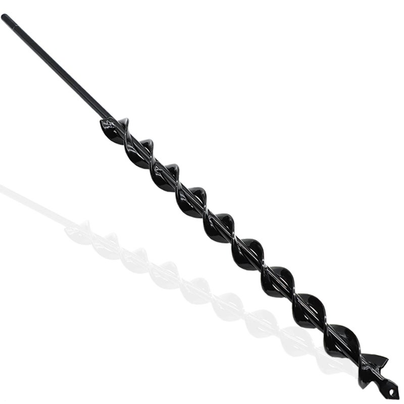 TCBWFY 24 Inch Auger Drill Bit for Planting - 1.2"x24" Long Handle Easy Planter Garden Auger - Bulb & Bedding Plant Augers - Post Hole Digger for 3/8â€Hex Drive Drill - Image 1