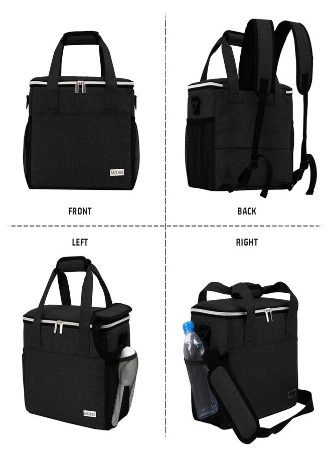 BAGLHER Dog Travel Bag Backpack Pet Supplies Backpack Pet Accessories Storage Bag 5-Piece Set With Shoulder Strap 2 Lined Pet Food Containers 2 Foldable Feeding Bowls Essential Kit for Pet travel - Image 2