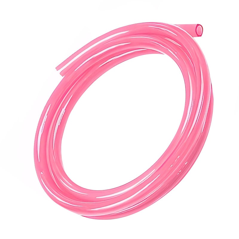 yorpyep Fuel Vent Line 118 Leakproof Seal Petrol Hose Flexible Cuttable Rubber Fuel Carburetor Vent Hose Line Oil Tube Pipe Replacement for ATV Dirt Bike Go Kart Moped Pocket Bike Pink - Image 3