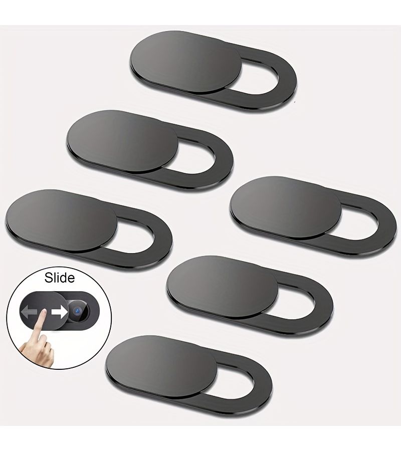 40 Pieces Black And White Sliding Webcam Cover For Laptop Tablet Phone Camera Privacy - Image 2