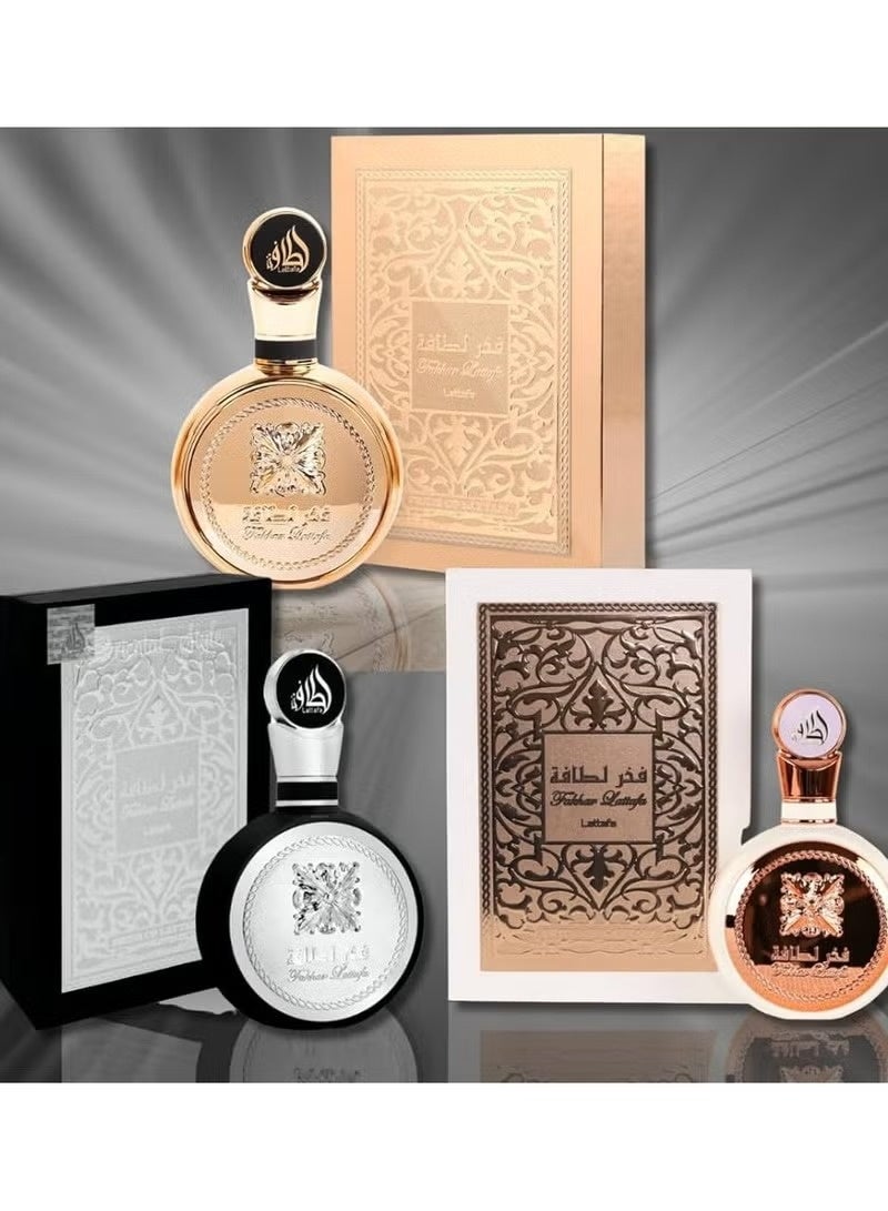 لطافة للعطور - فخار جولد إكستريت، فخار للرجال و فخار للنساء - عطر 100 مل (3.4 أونصة) (مجموعة فاخرة) - Image 1