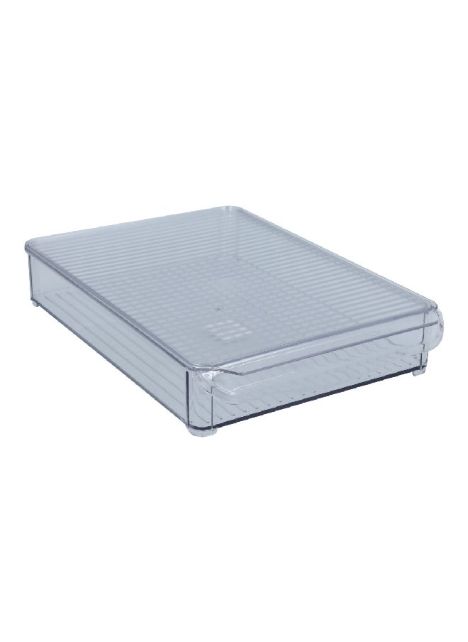 Felli - Specially Designed Pet Plastic Fridge Organizer with Cover Clear 30 x 20 x 10 cm FF-8102M - Image 1