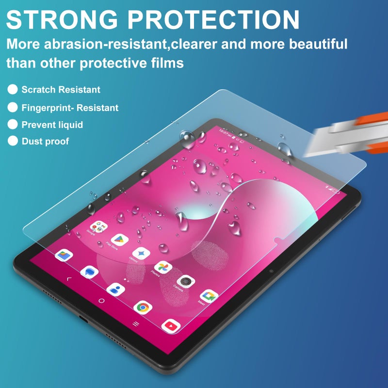 ACdream 2 Pack Screen Protector for T-Mobile Revvl Tab 2 10.1" Tablet 2025 Model:9185W,(NOT FIT 2023 Revvl Tab 5G 10.36"), HD Tempered Glass Anti-Fingerprints Bubble-Free Easy Installation 9H Hardness - Image 3