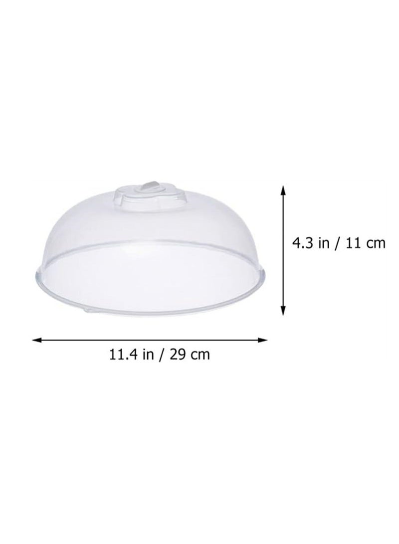 Y&D Food Cover 2pcs Dome Microwave Plate Lid Protector Guards Fly Cheese Butter Cake Splatter for Dessert Cooking Outdoor Teepee  - Image 4