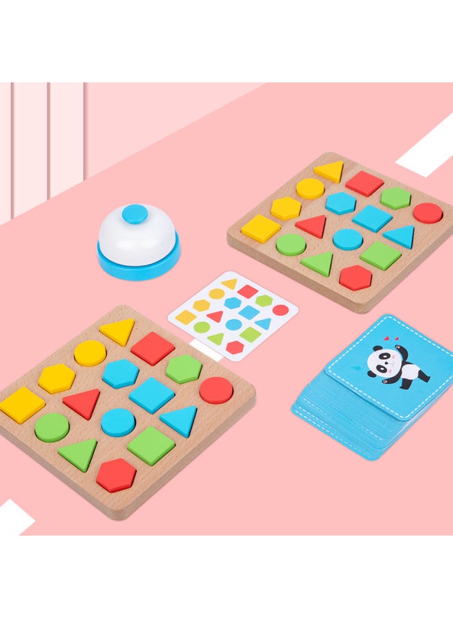 Puzzle Geometric Shape Three-dimensional Puzzle Battle Game Children's Educational Toys Wooden Toys National Tide Puzzle Wholesale-Color:Color Boxed - Image 3