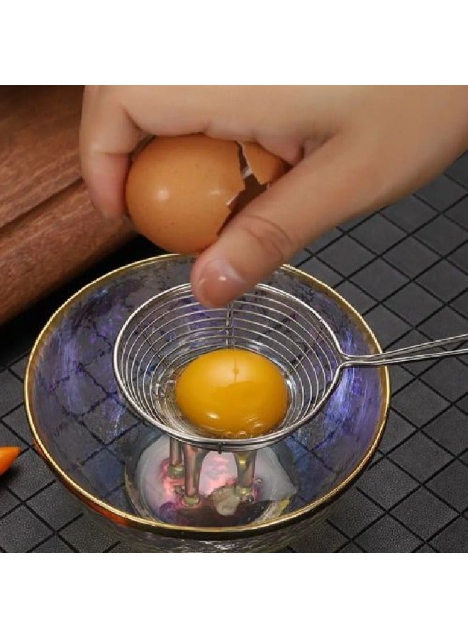 مغرفة بولة مصفاة ستانلس ستيل الاصلى الغير قابل للصدأ ٣ قطع - Image 5