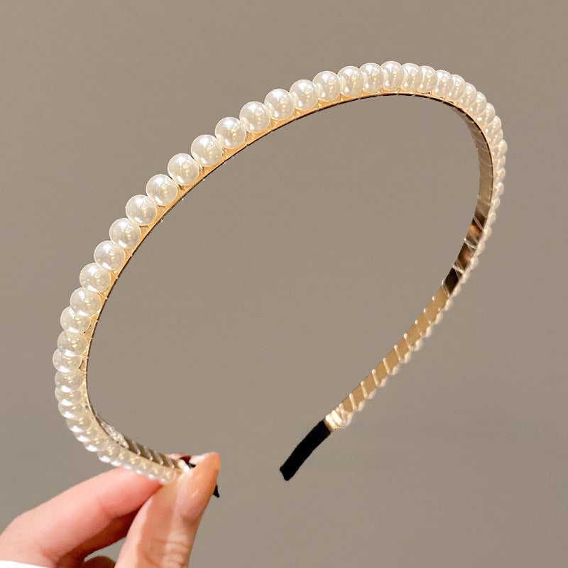 Generic Kids Pearl Headband Princess Elegant Hairband 3# basic small pearl