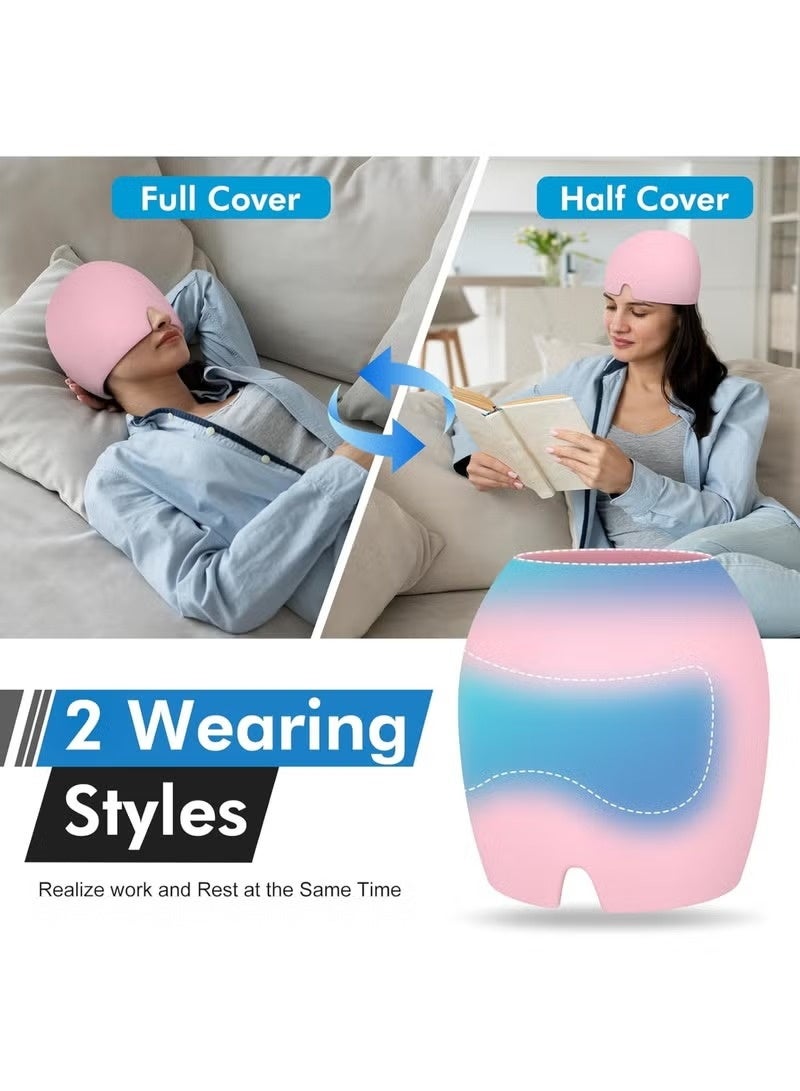 Xpert Migraine Relief Cap, All Around Gel Covered Reusable Headache Relief Cap, Pink Migraine Cap for Headache Relief, Puffy Eyes - Image 5